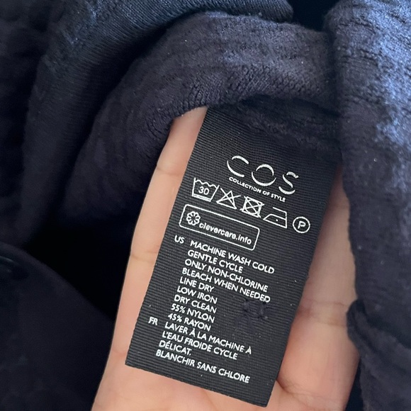 COS Textured Jacquard-knit Cardigan Medium - Picture 12 of 16